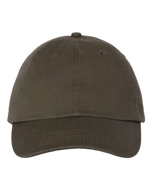 Valucap VC300A Bio-Washed Classic Dad Hat in Olive