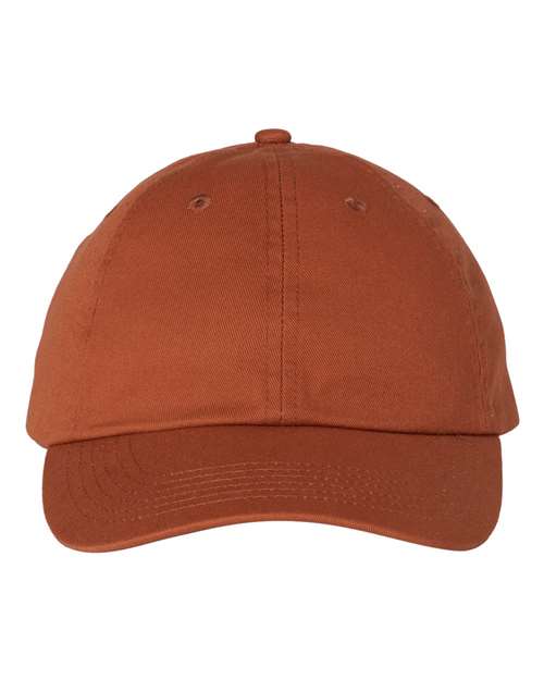 Valucap VC300A Bio-Washed Classic Dad Hat in Texas Orange
