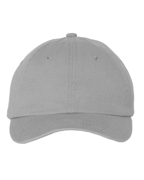 Valucap VC300Y Youth Small Fit Bio-Washed Dad Hat in Grey