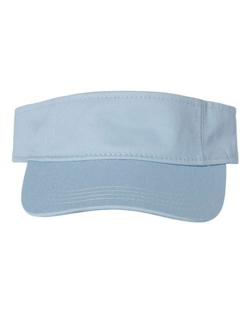 Valucap VC500 Bio-Washed Visor in Baby Blue