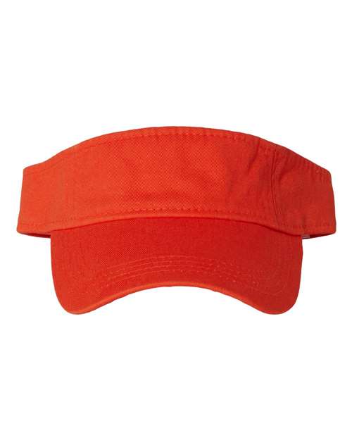 Valucap VC500 Bio-Washed Visor in Orange