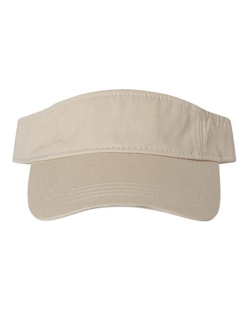 Valucap VC500 Bio-Washed Visor in Stone