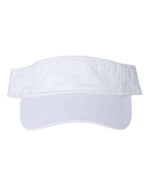 Valucap VC500 Bio-Washed Visor in White