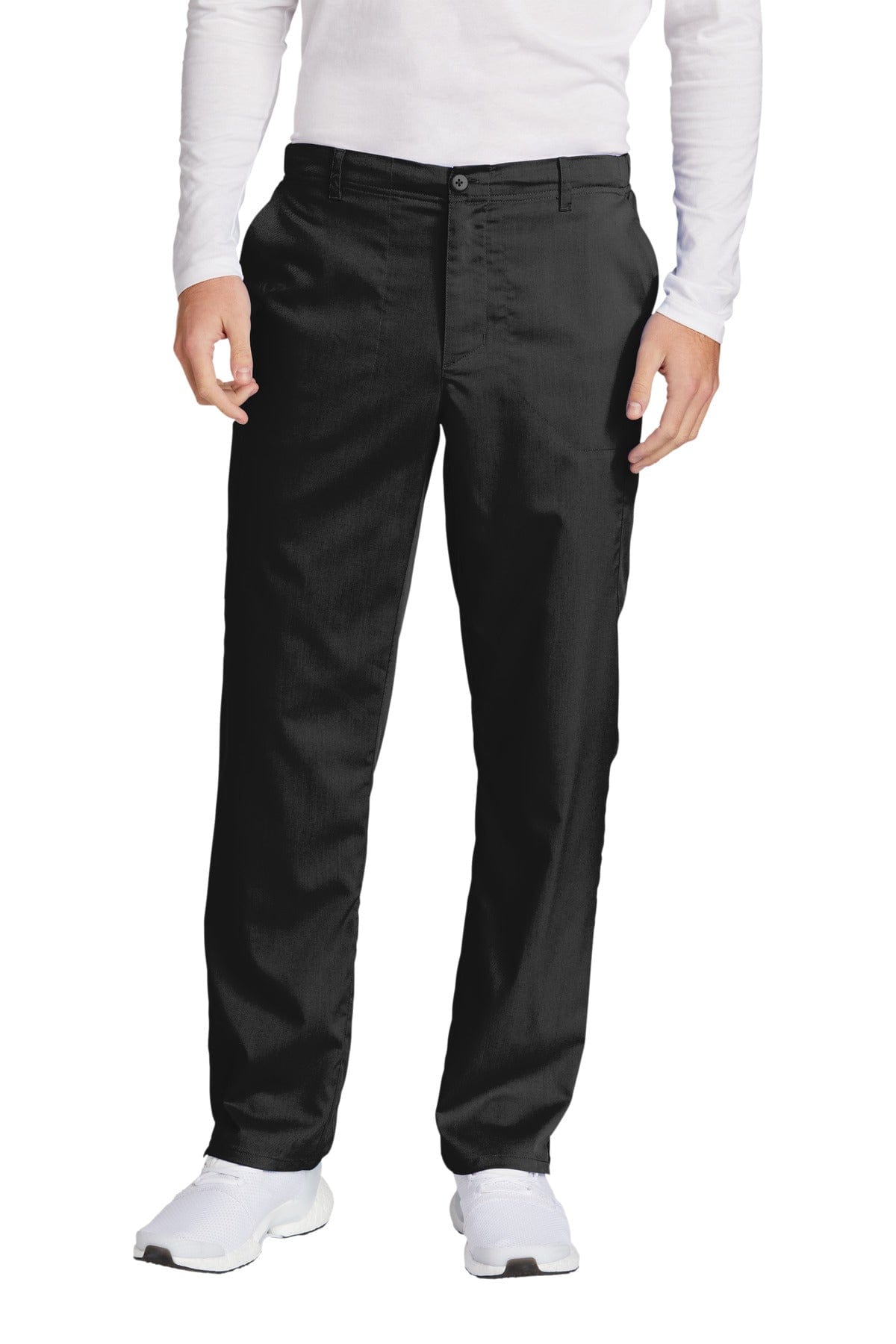 WonderWink Men's Premiere Flex Cargo Pant WW5058 in Black