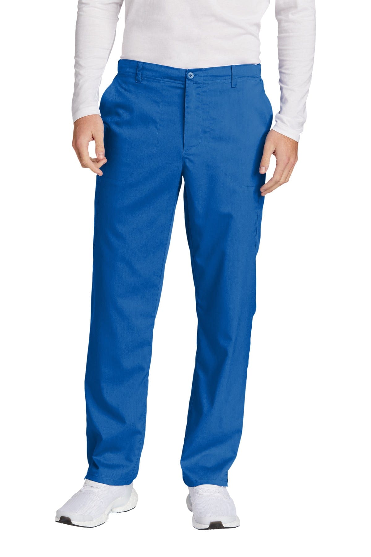 WonderWink Men's Premiere Flex Cargo Pant WW5058 in Royal