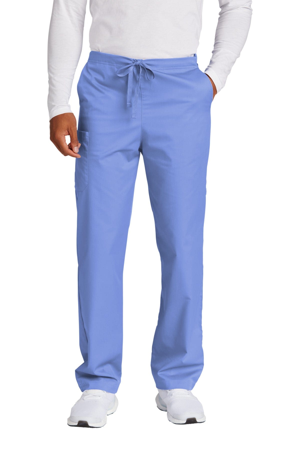 WonderWink WW3150 Unisex WorkFlex Cargo Pant in Ceil Blue