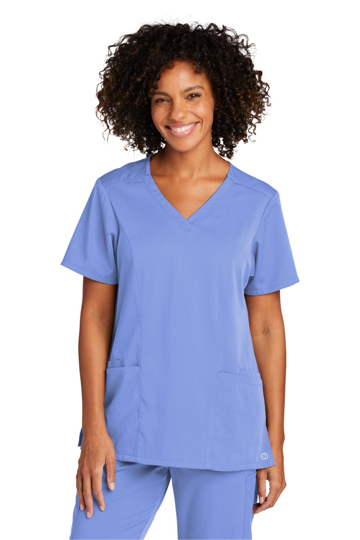 WonderWink WW4168 Women's Premiere Flex V-Neck Top in 