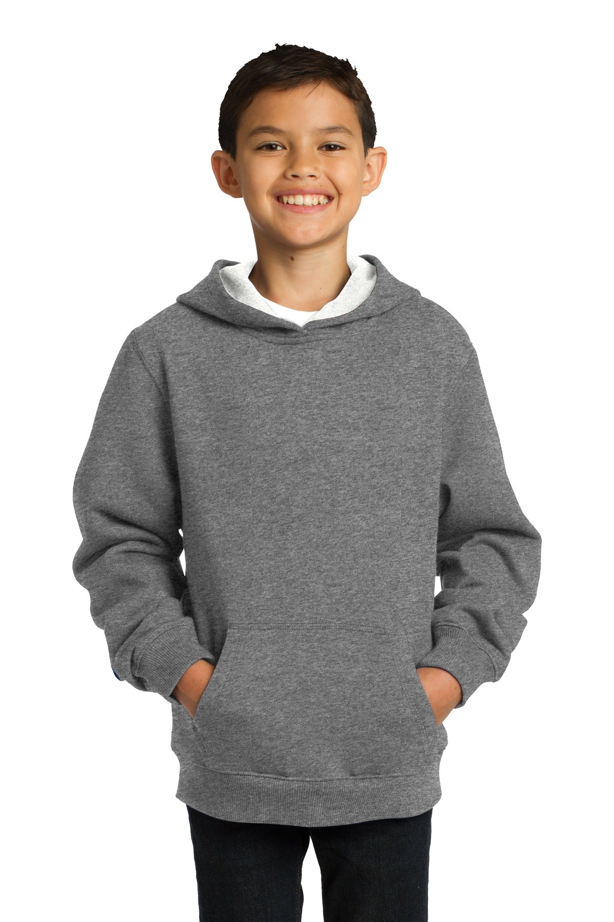 Sport-Tek YST254: Youth Pullover Hooded Sweatshirt