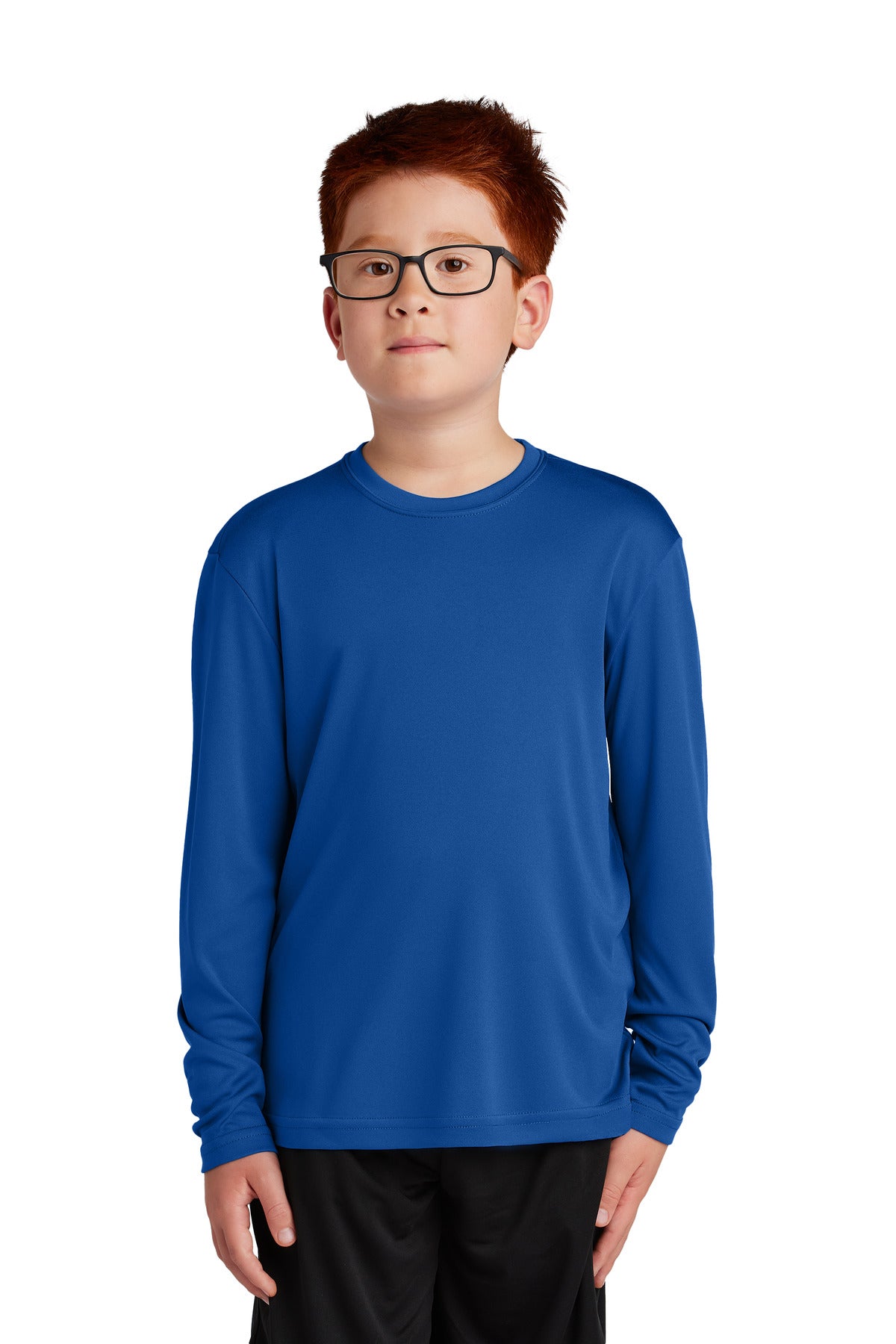 Sport-Tek YST350LS: Youth Long Sleeve PosiCharge Competitor Tee