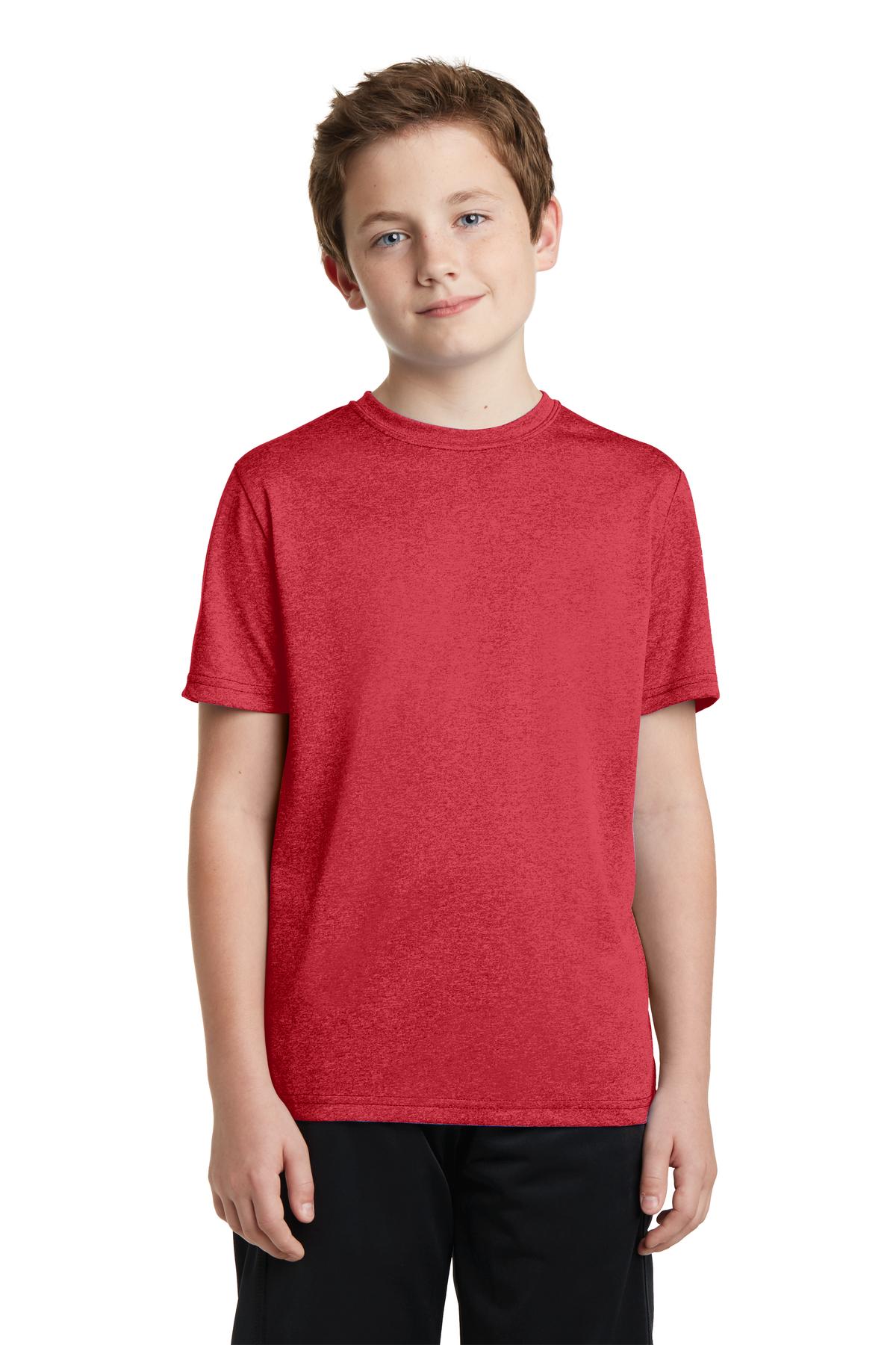 Sport-Tek YST360: Youth Heather Contender Tee
