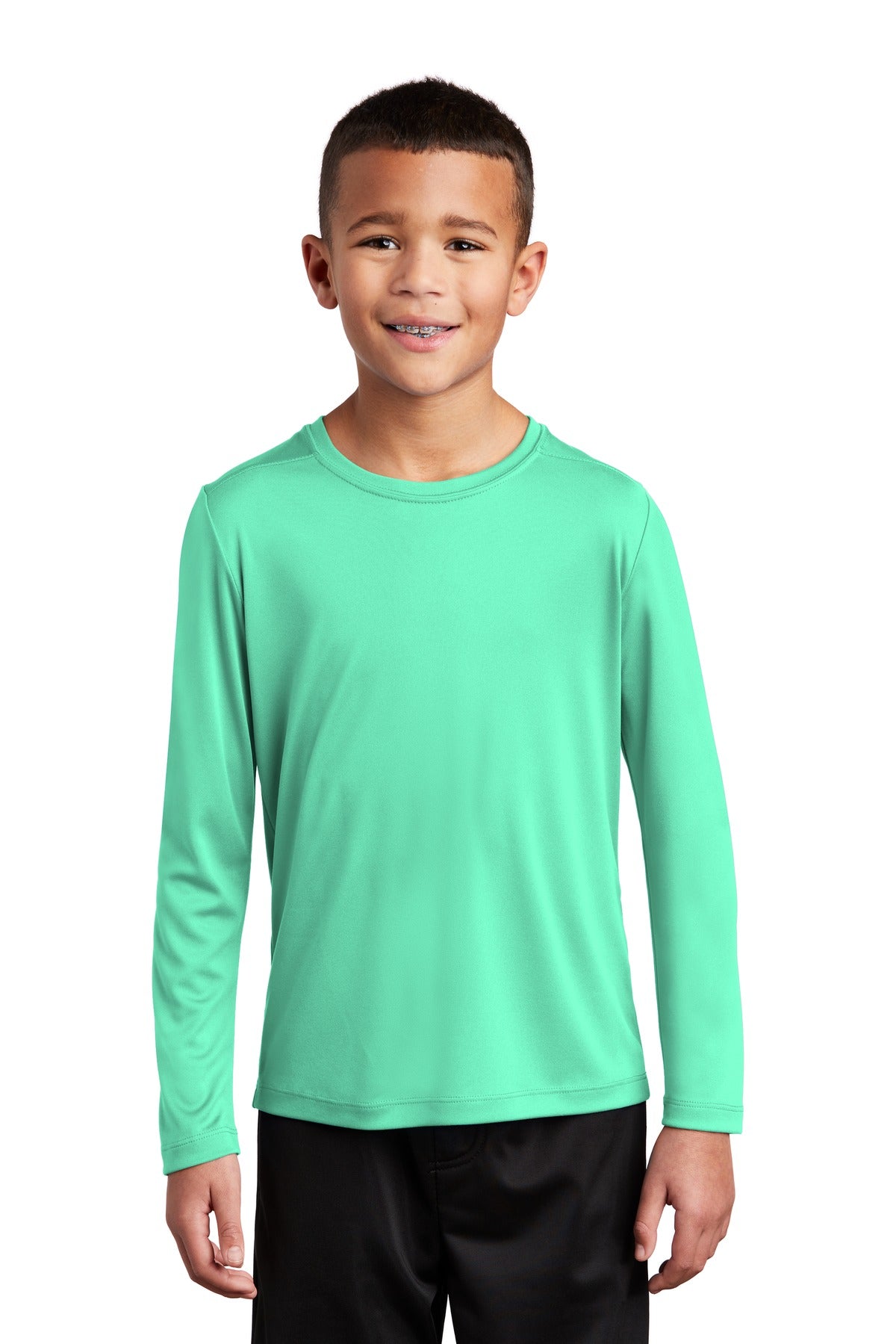 Sport-Tek YST420LS: Youth Posi-UV Pro Long Sleeve Tee
