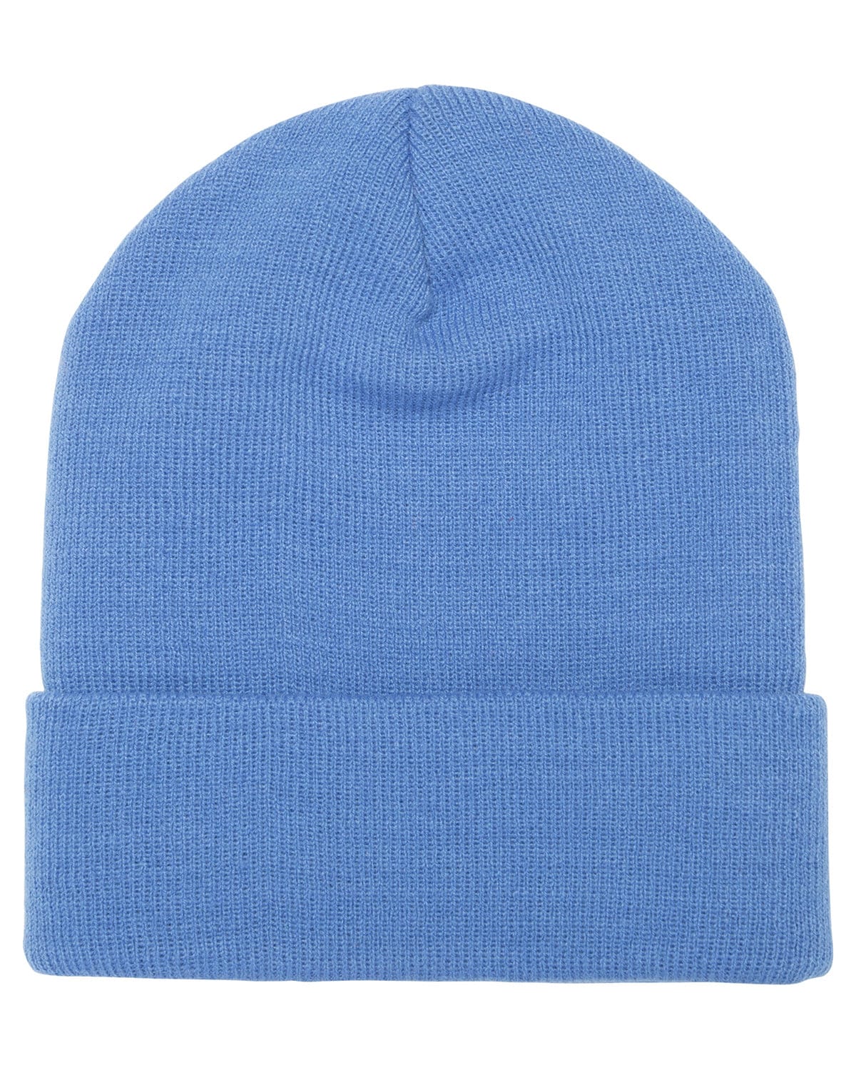Yupoong Headwear OS / Carolina Blue Yupoong 1501 Adult Cuffed Knit Beanie