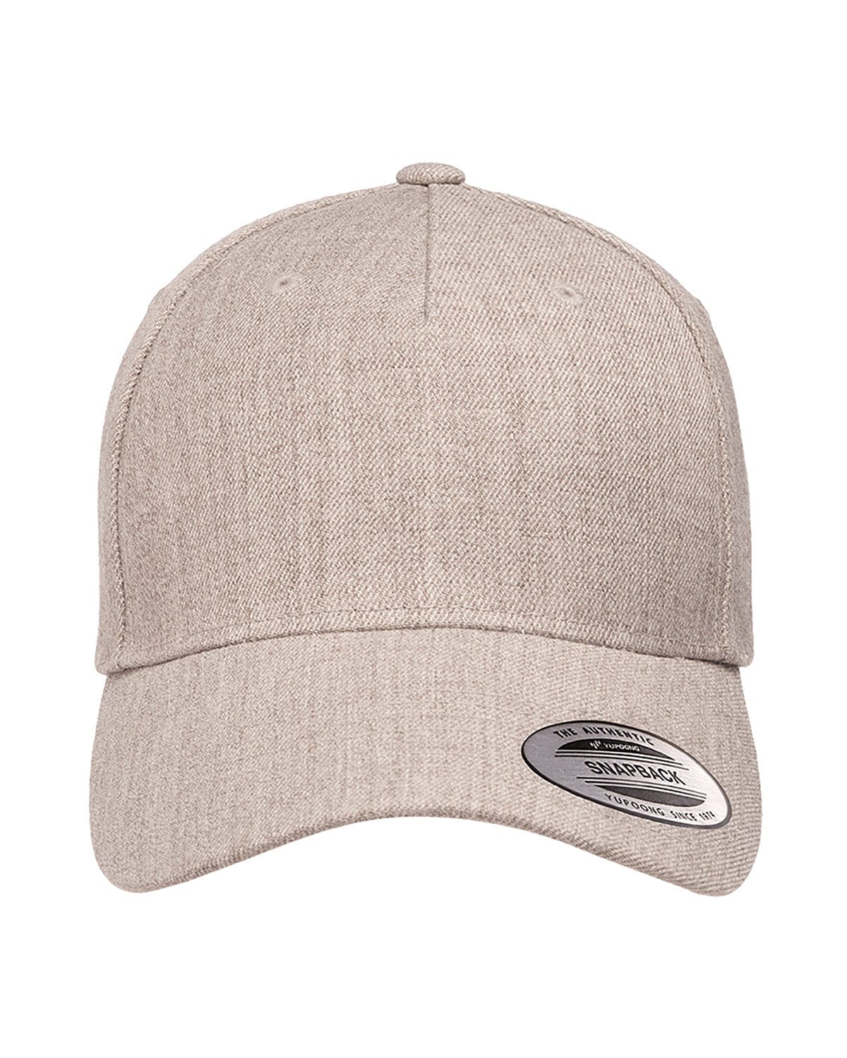 Yupoong 5789M Classic Premium Snapback Cap in Heather