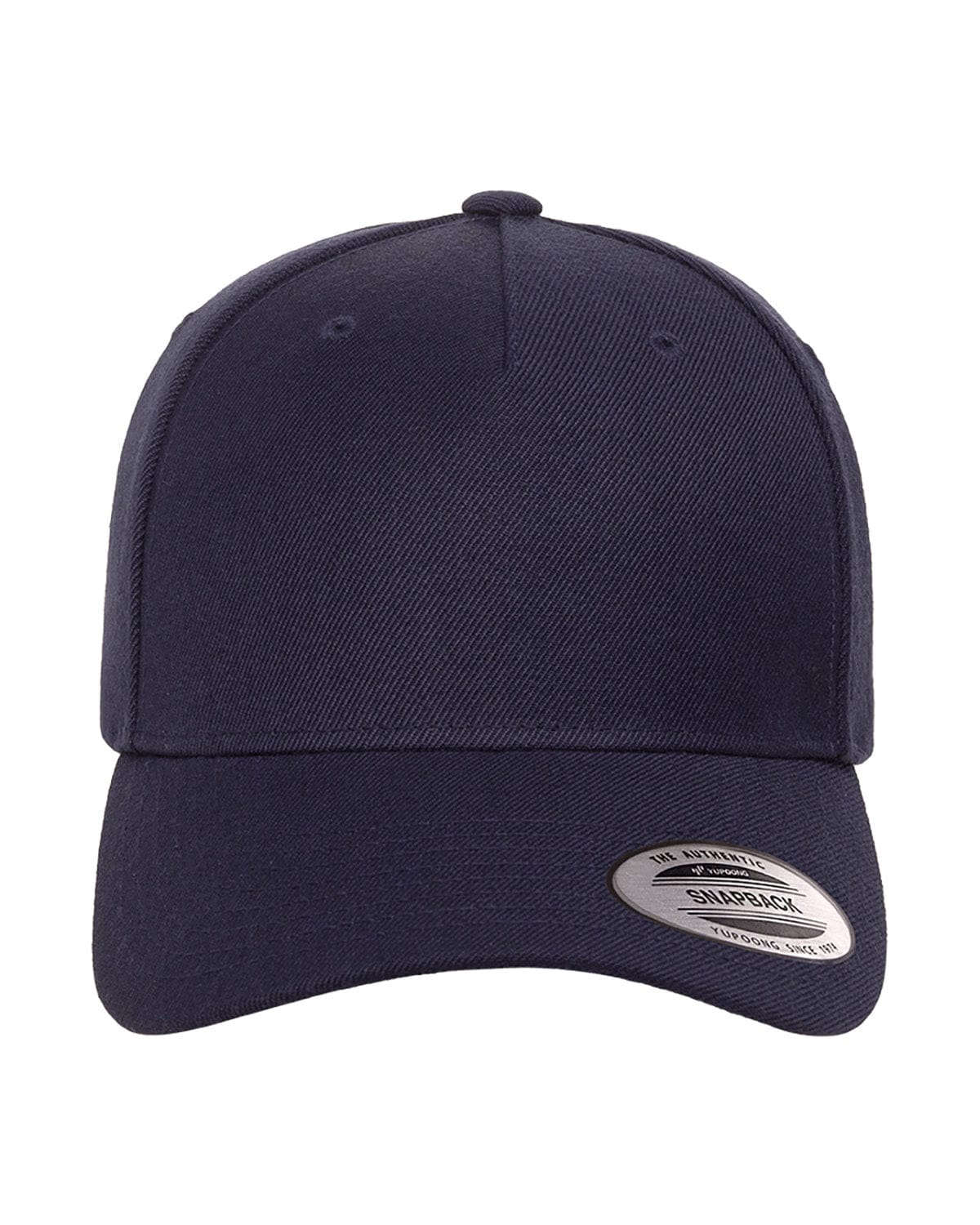 Yupoong 5789M Classic Premium Snapback Cap in Navy