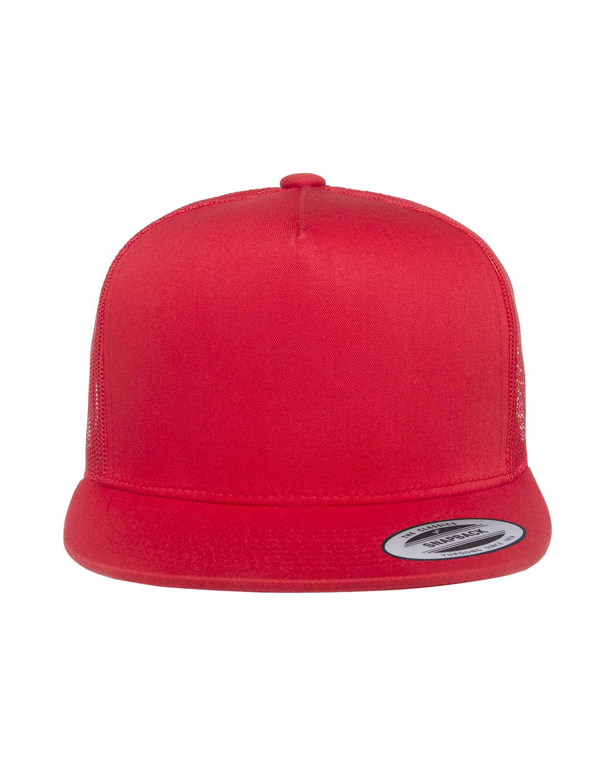 Yupoong Headwear OS / Red Yupoong 6006 Adult 5-Panel Classic Trucker Cap