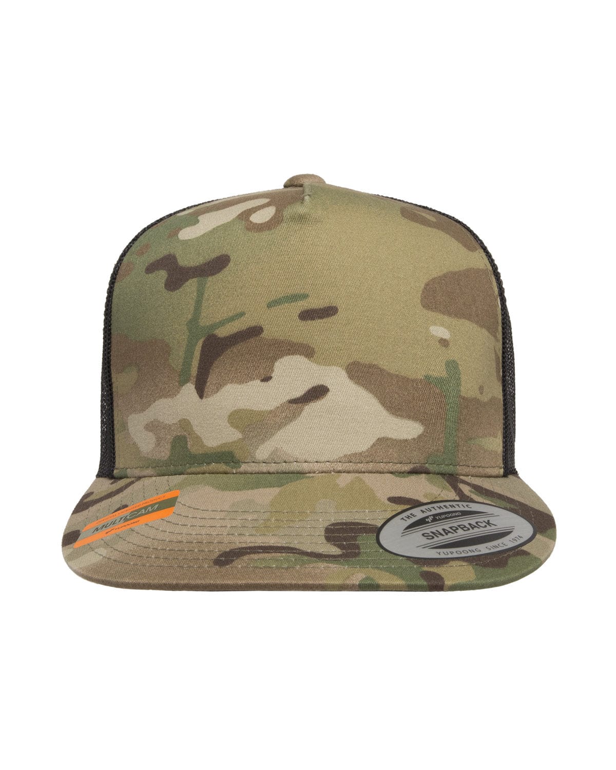 Yupoong 6006MC Classics Adult 5-Panel Multicam Trucker Cap in 
