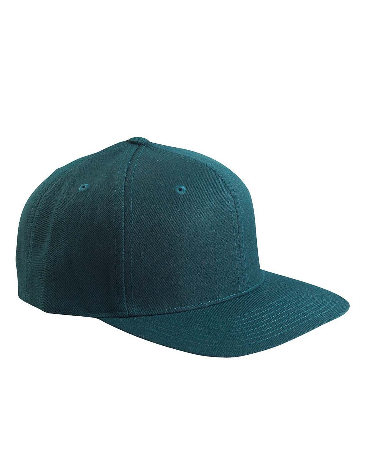 Yupoong 6089 Adult 6-Panel Structured Flat Visor Classic Snapback in 