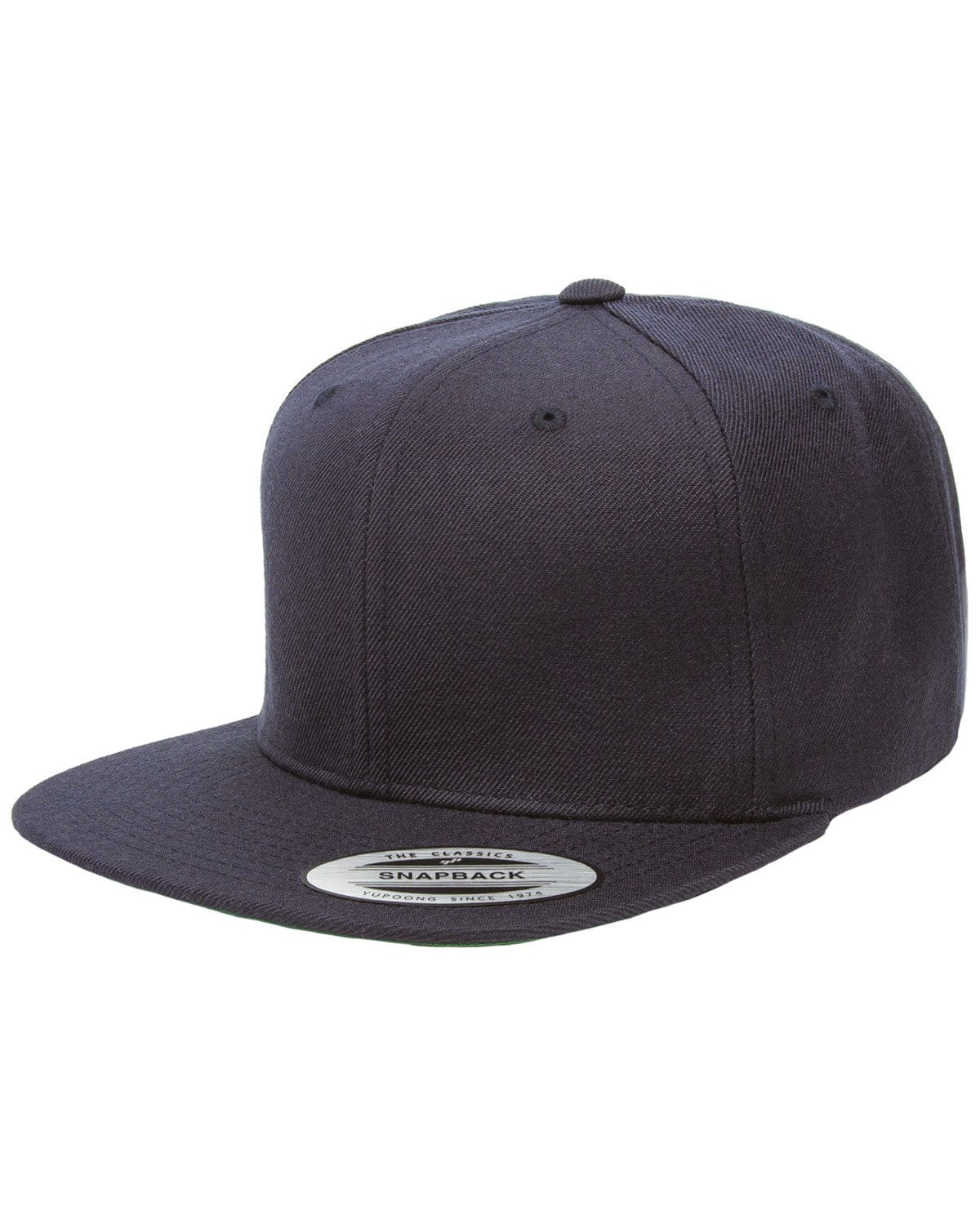 Yupoong 6089 Adult 6-Panel Structured Flat Visor Classic Snapback in 