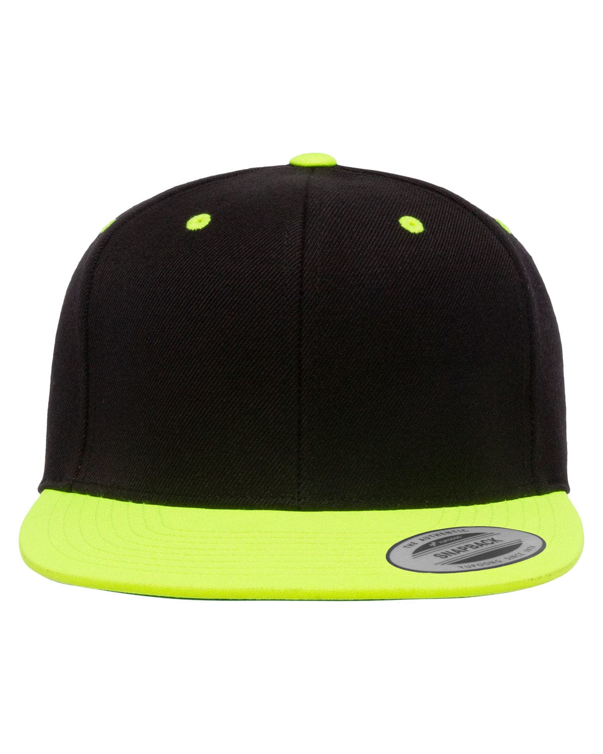 Yupoong 6089 Adult 6-Panel Structured Flat Visor Classic Snapback in 