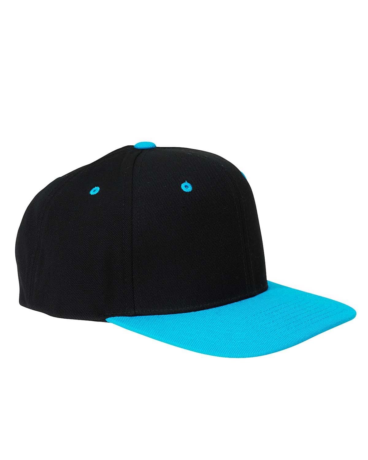 Yupoong 6089 Adult 6-Panel Structured Flat Visor Classic Snapback in 
