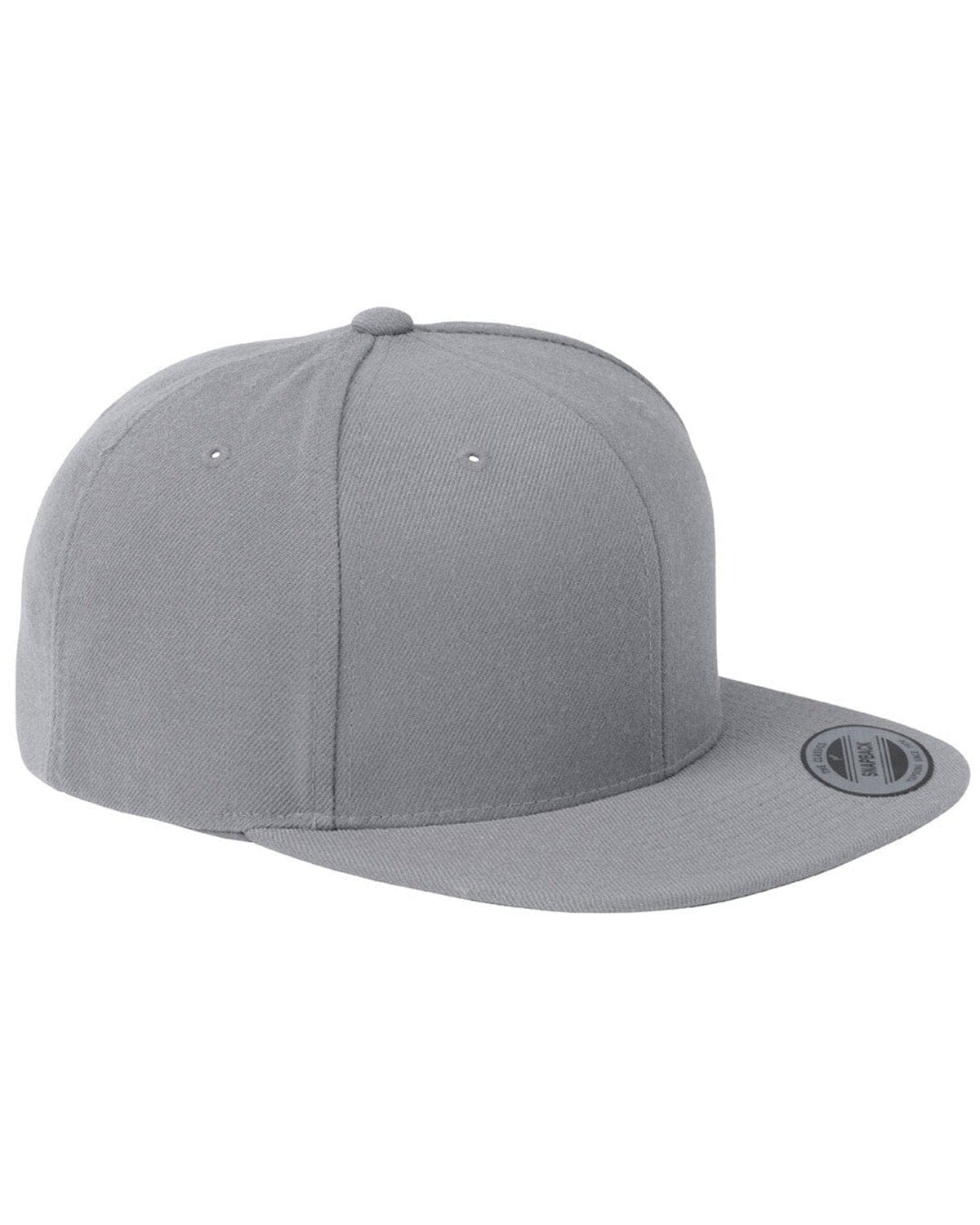 Yupoong 6089 Adult 6-Panel Structured Flat Visor Classic Snapback in 