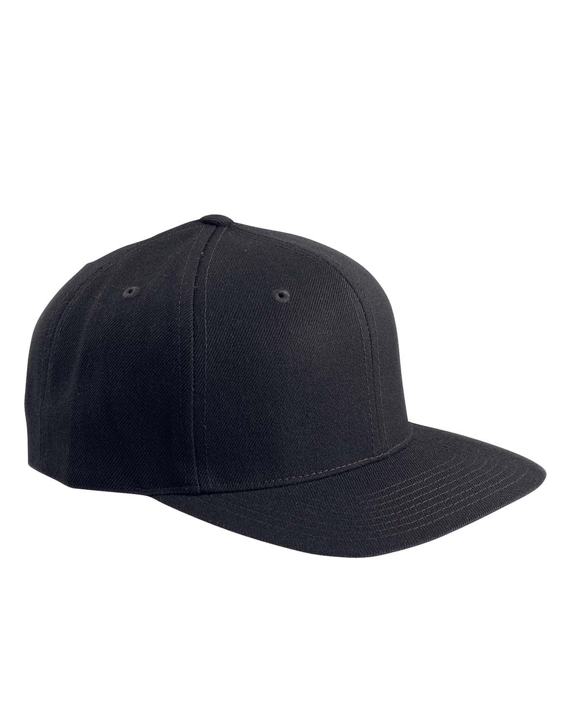 Yupoong 6089 Adult 6-Panel Structured Flat Visor Classic Snapback in 