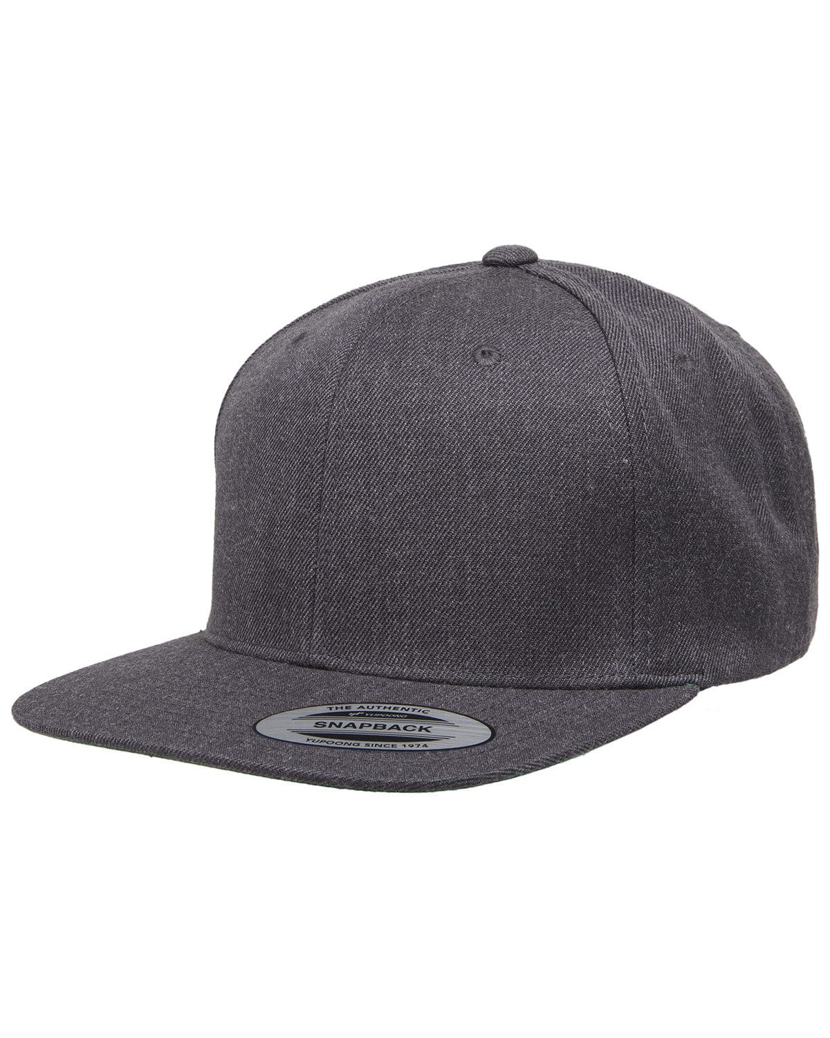 Yupoong 6089 Adult 6-Panel Structured Flat Visor Classic Snapback in 
