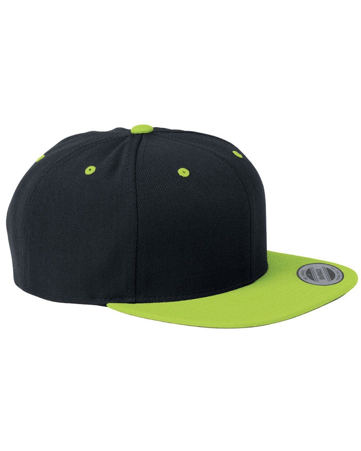 Yupoong 6089 Adult 6-Panel Structured Flat Visor Classic Snapback in 