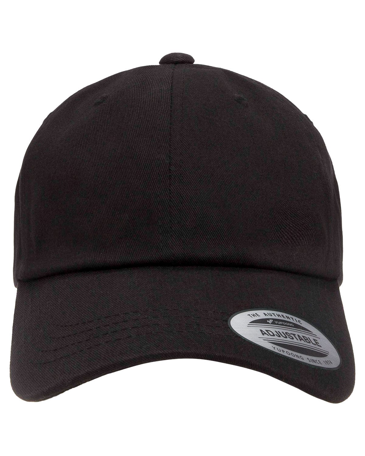 Yupoong Headwear OS / Black Yupoong 6245CM Adult Low-Profile Cotton Twill Dad Cap