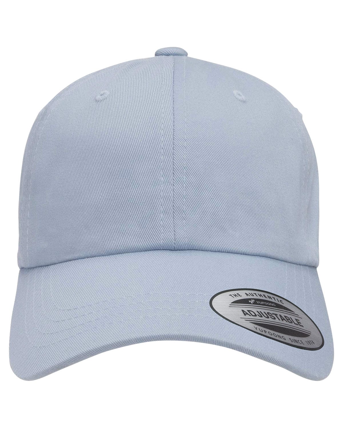 Yupoong 6245CM Adult Low-Profile Cotton Twill Dad Cap in Light Blue