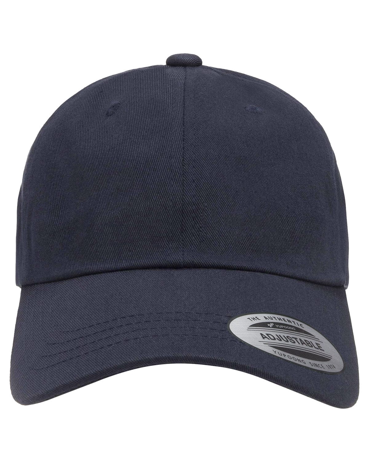 Yupoong Headwear OS / Navy Yupoong 6245CM Adult Low-Profile Cotton Twill Dad Cap
