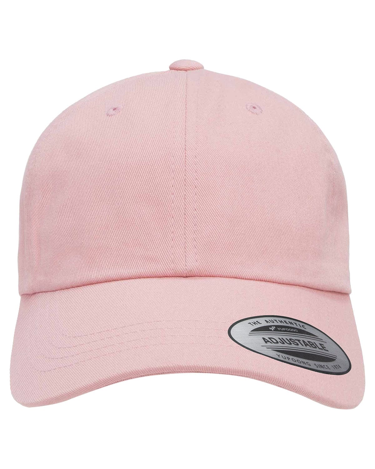 Yupoong Headwear OS / Pink Yupoong 6245CM Adult Low-Profile Cotton Twill Dad Cap