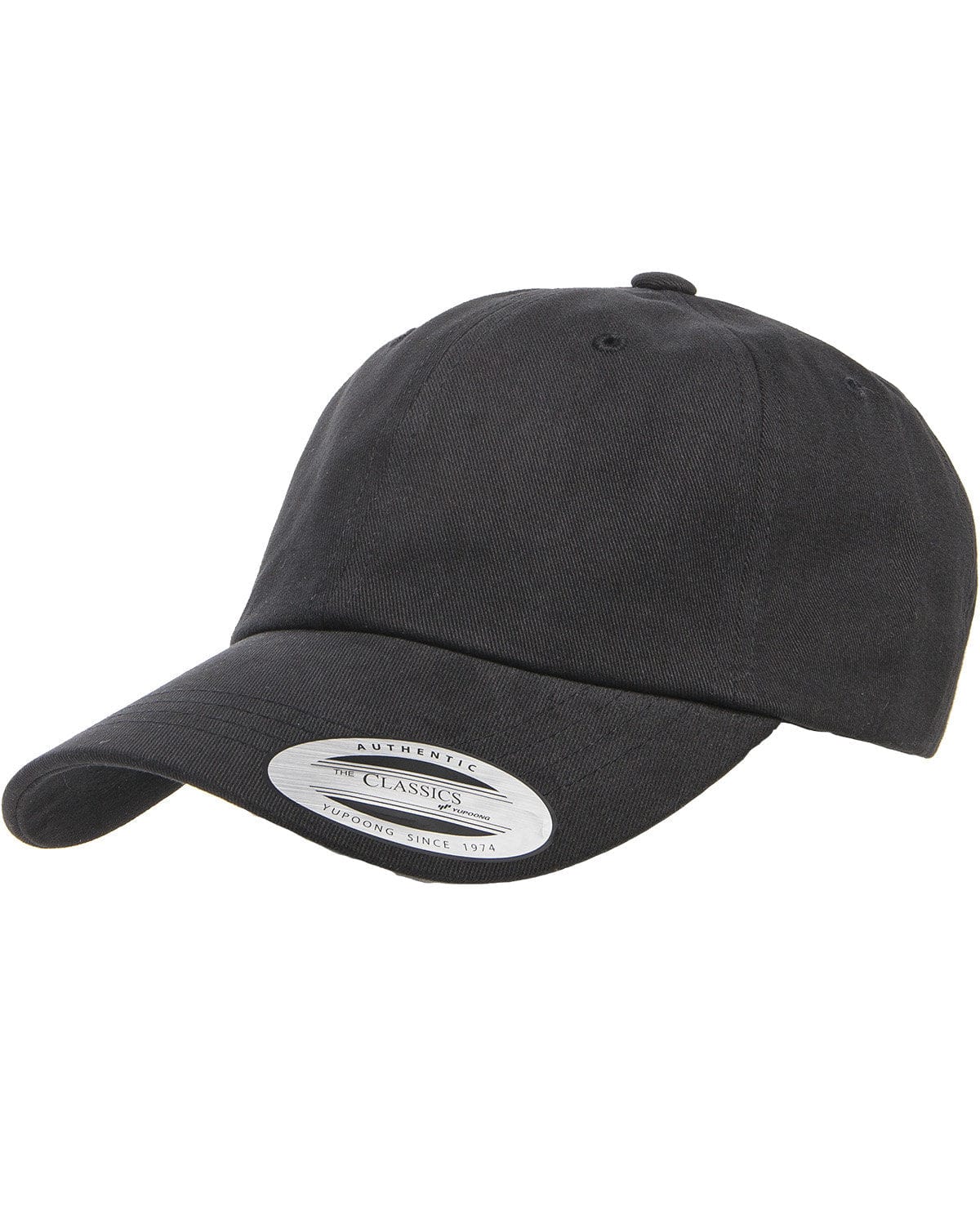 Yupoong 6245PT Adult Peached Cotton Twill Dad Cap in 