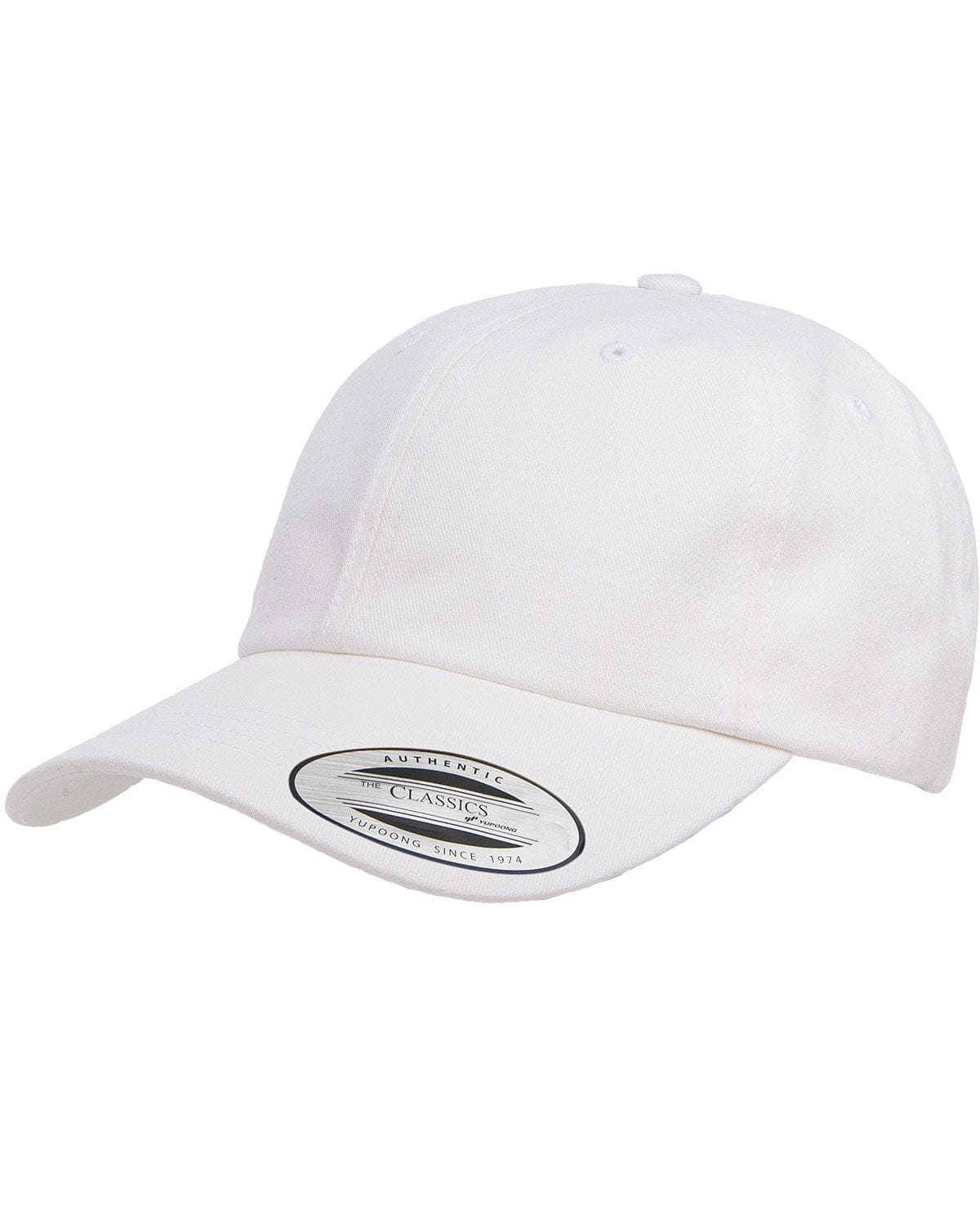 Yupoong 6245PT Adult Peached Cotton Twill Dad Cap in 