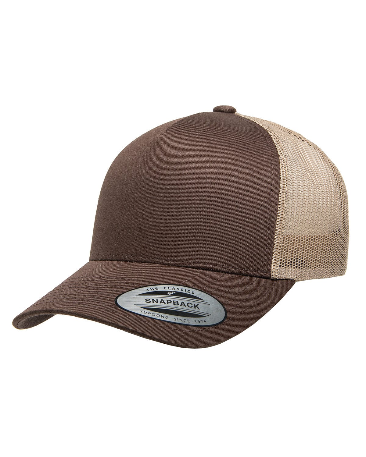 Yupoong 6506 Adult 5-Panel Retro Trucker Cap in 