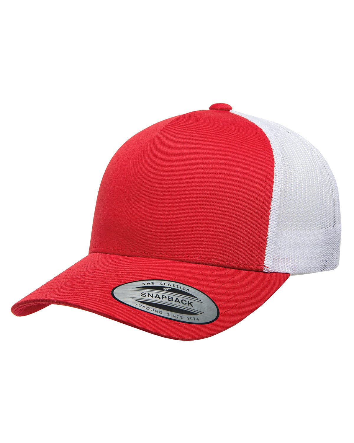 Yupoong 6506 Adult 5-Panel Retro Trucker Cap in 