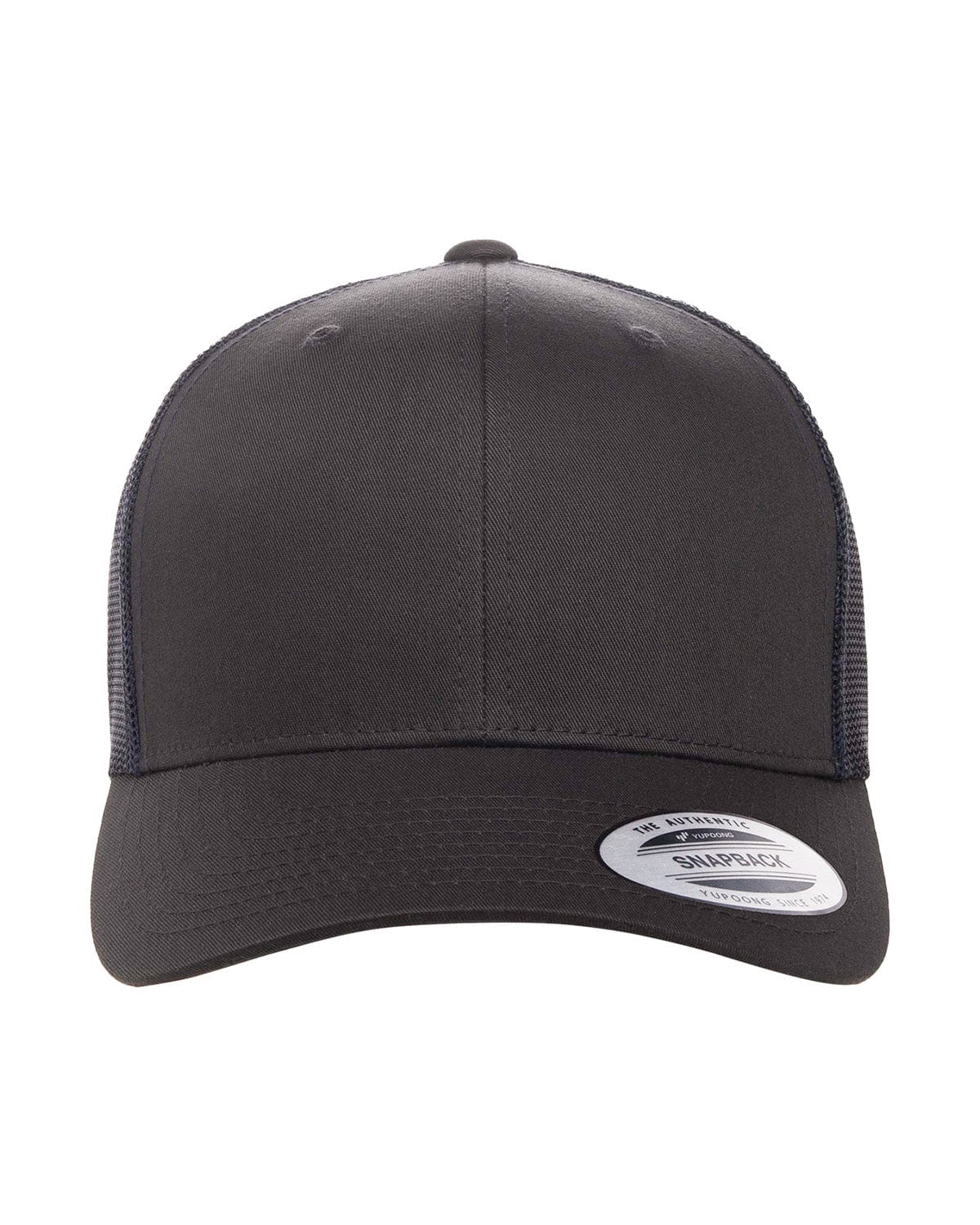 Yupoong Headwear OS / Charcoal/ Navy Yupoong 6606 Adult Retro Trucker Cap