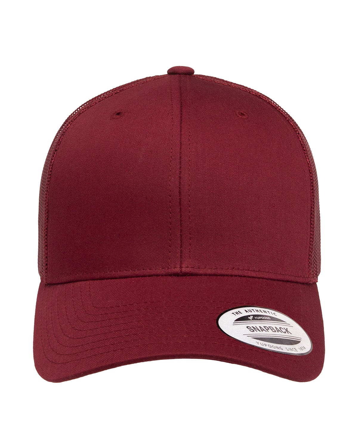 Yupoong Headwear OS / Cranberry Yupoong 6606 Adult Retro Trucker Cap