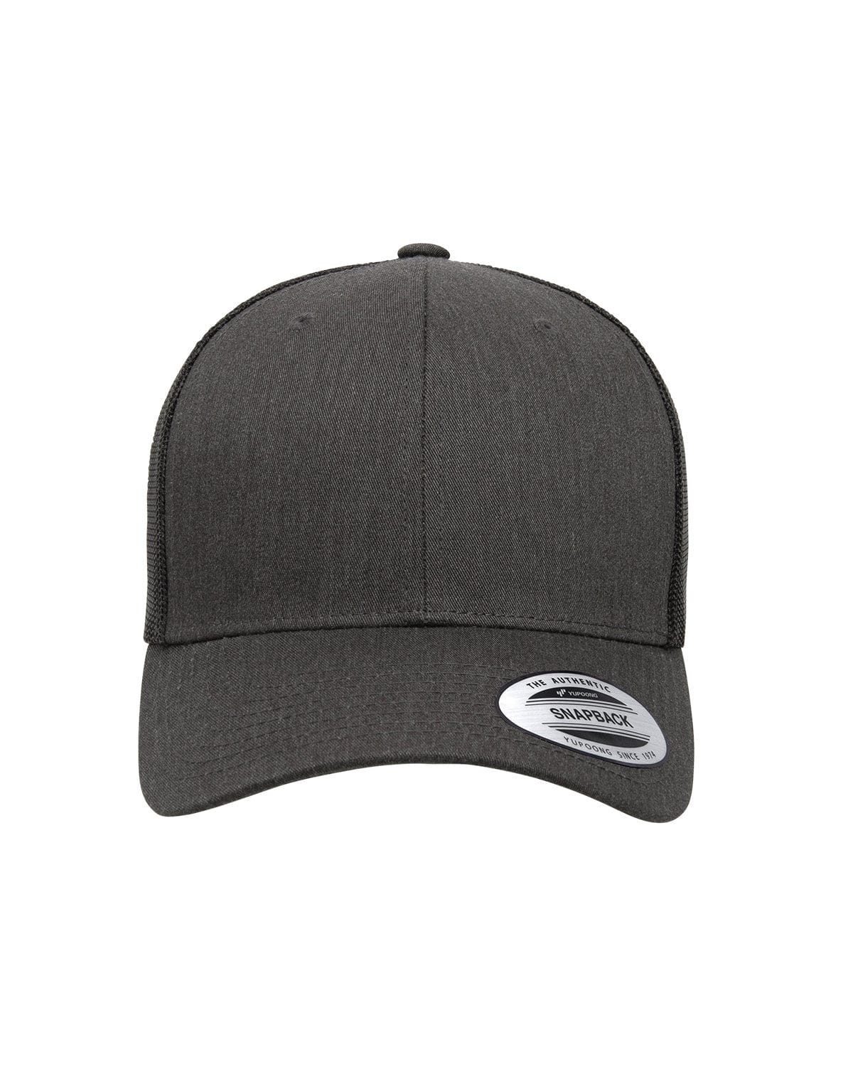 Yupoong Headwear OS / Dark Heather Grey Yupoong 6606 Adult Retro Trucker Cap
