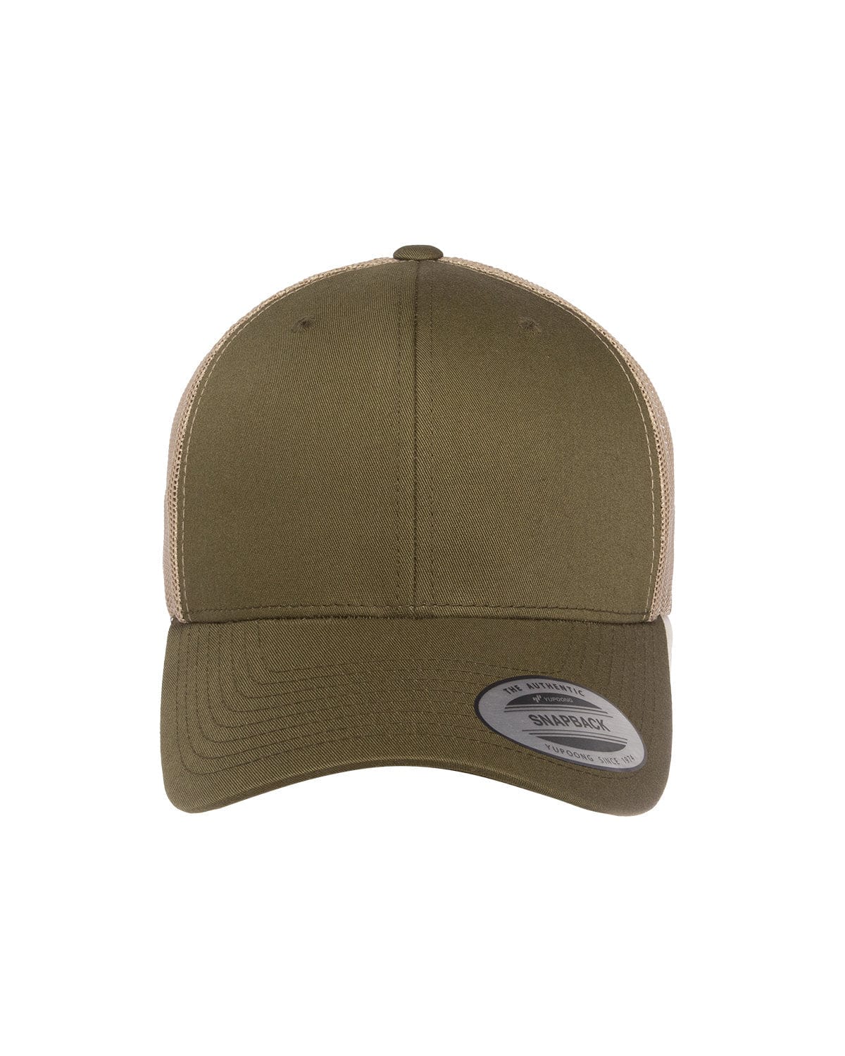 Yupoong Headwear OS / Moss/ Khaki Yupoong 6606 Adult Retro Trucker Cap