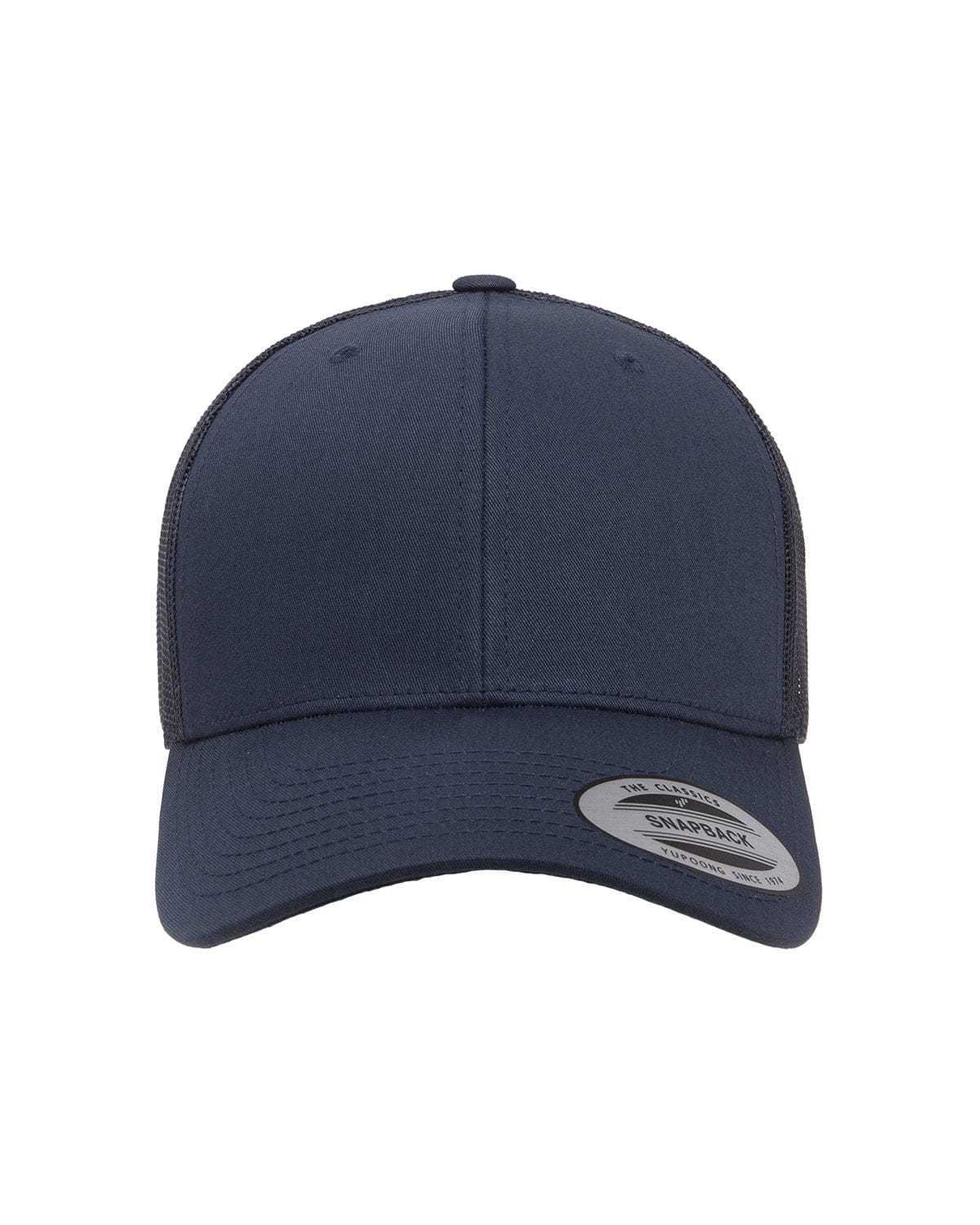Yupoong Headwear OS / Navy Yupoong 6606 Adult Retro Trucker Cap