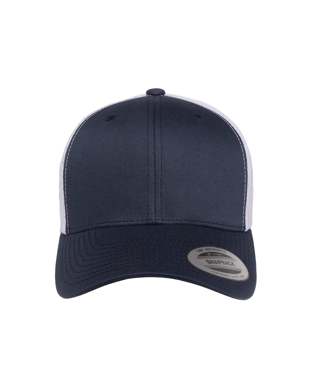 Yupoong Headwear OS / Navy/White Yupoong 6606 Adult Retro Trucker Cap
