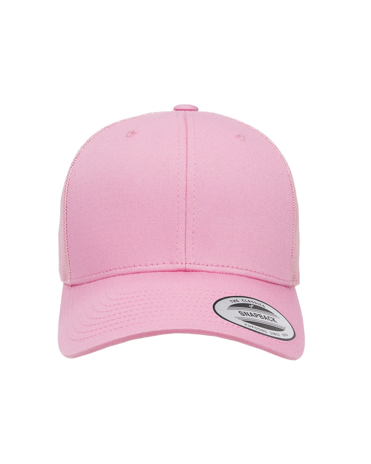 Yupoong Headwear OS / Pink Yupoong 6606 Adult Retro Trucker Cap