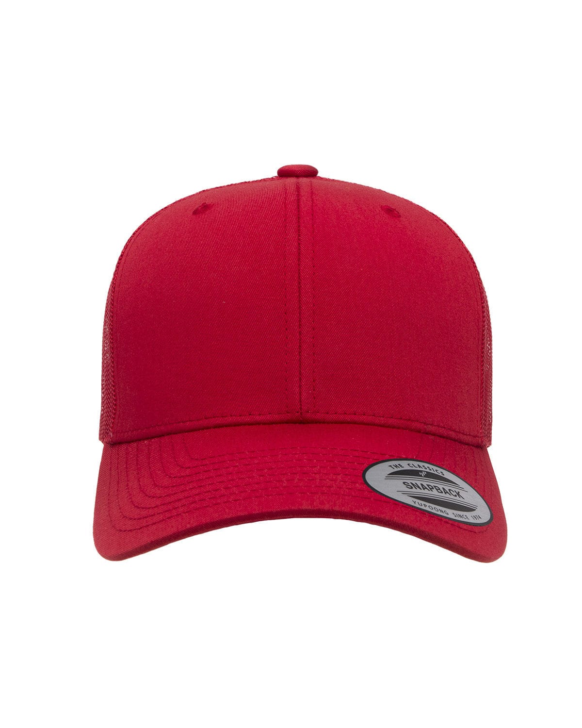 Yupoong Headwear OS / Red Yupoong 6606 Adult Retro Trucker Cap