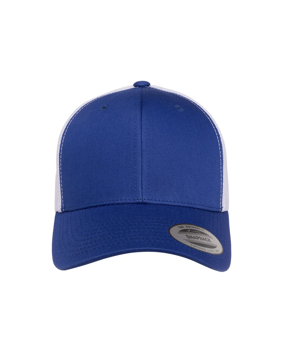 Yupoong Headwear OS / Royal/ White Yupoong 6606 Adult Retro Trucker Cap