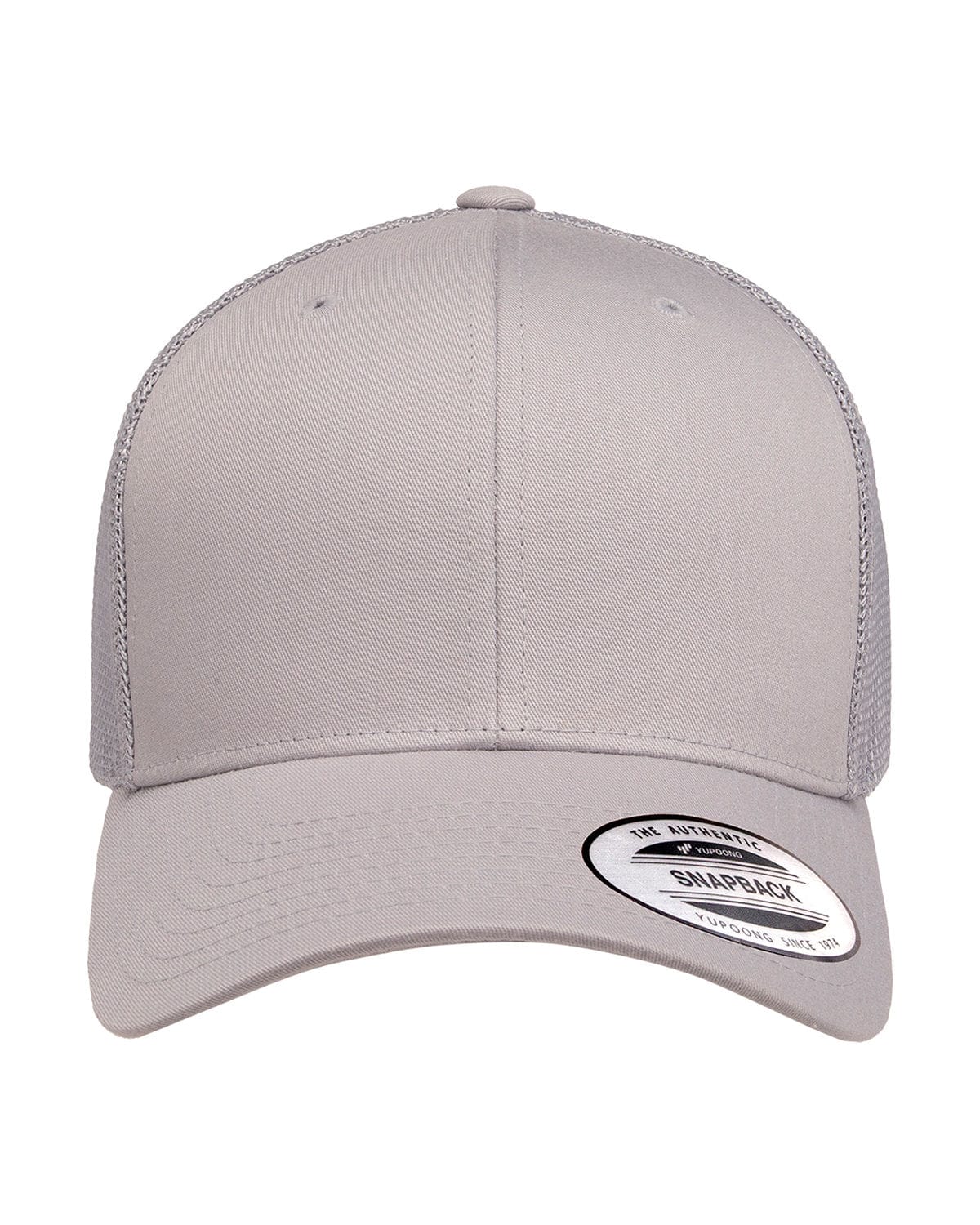Yupoong Headwear OS / Silver Yupoong 6606 Adult Retro Trucker Cap