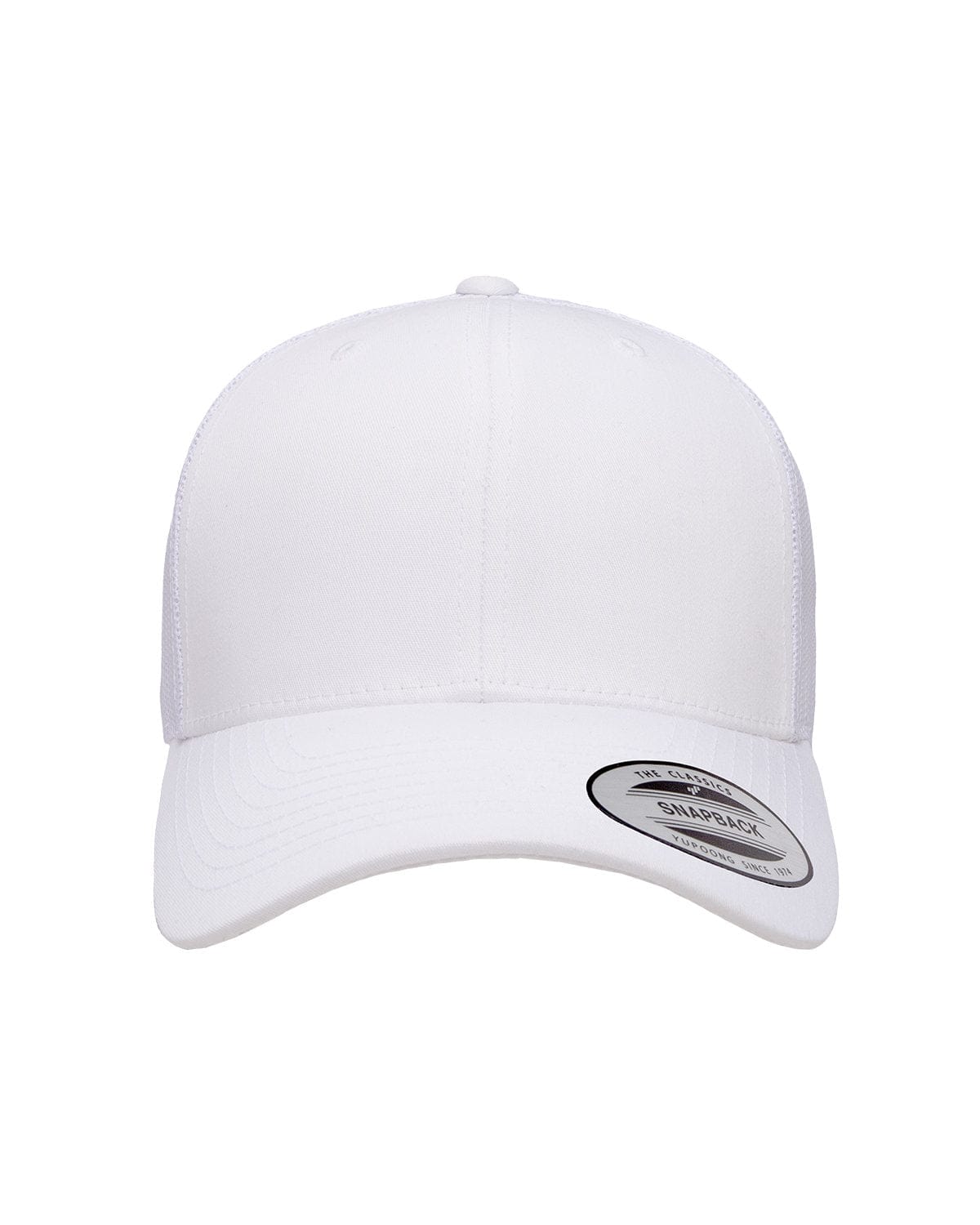 Yupoong Headwear OS / White Yupoong 6606 Adult Retro Trucker Cap