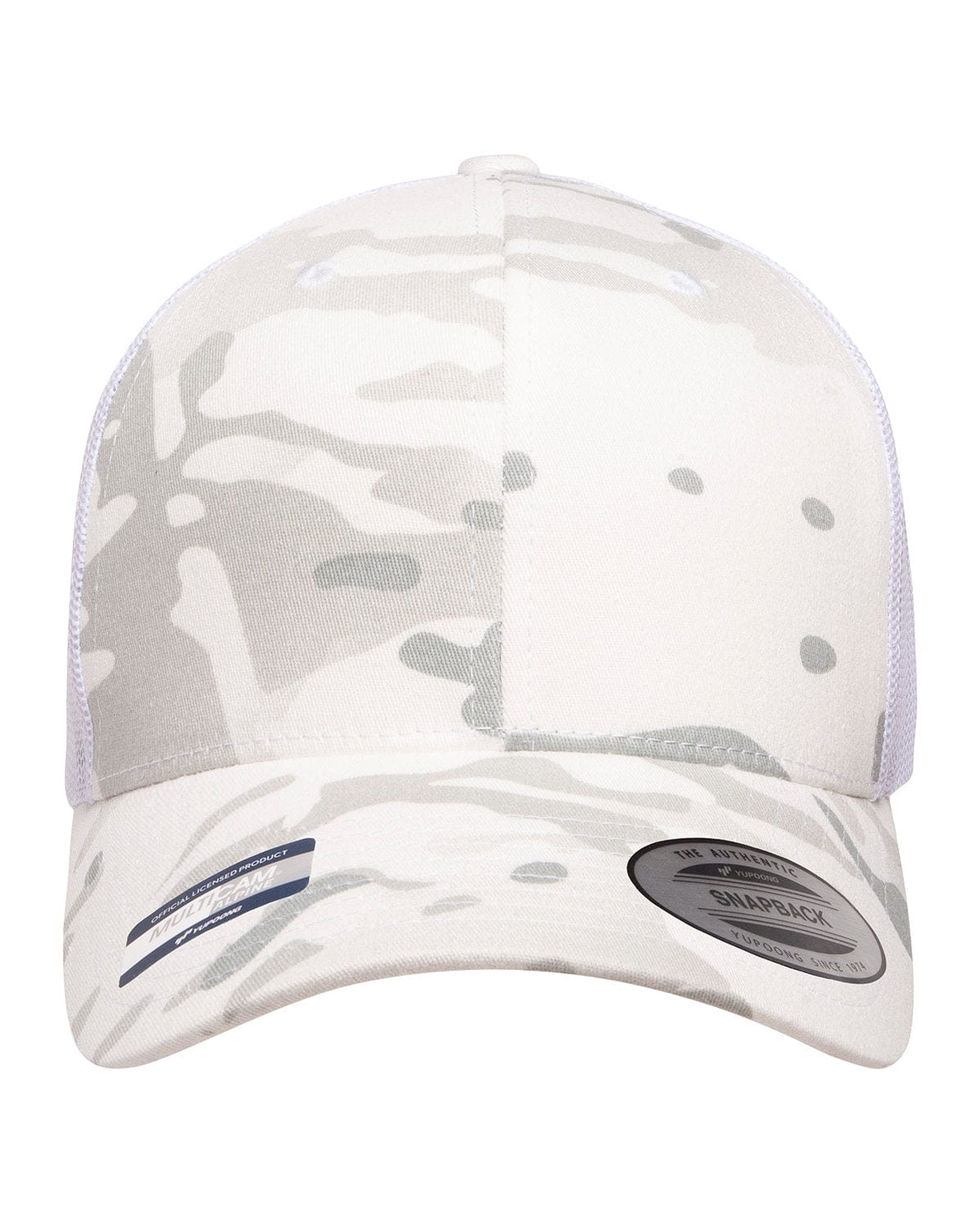 Yupoong 6606MC YP Classics Retro Trucker Multicam Snapback in Mlticm Alpne/ Wh