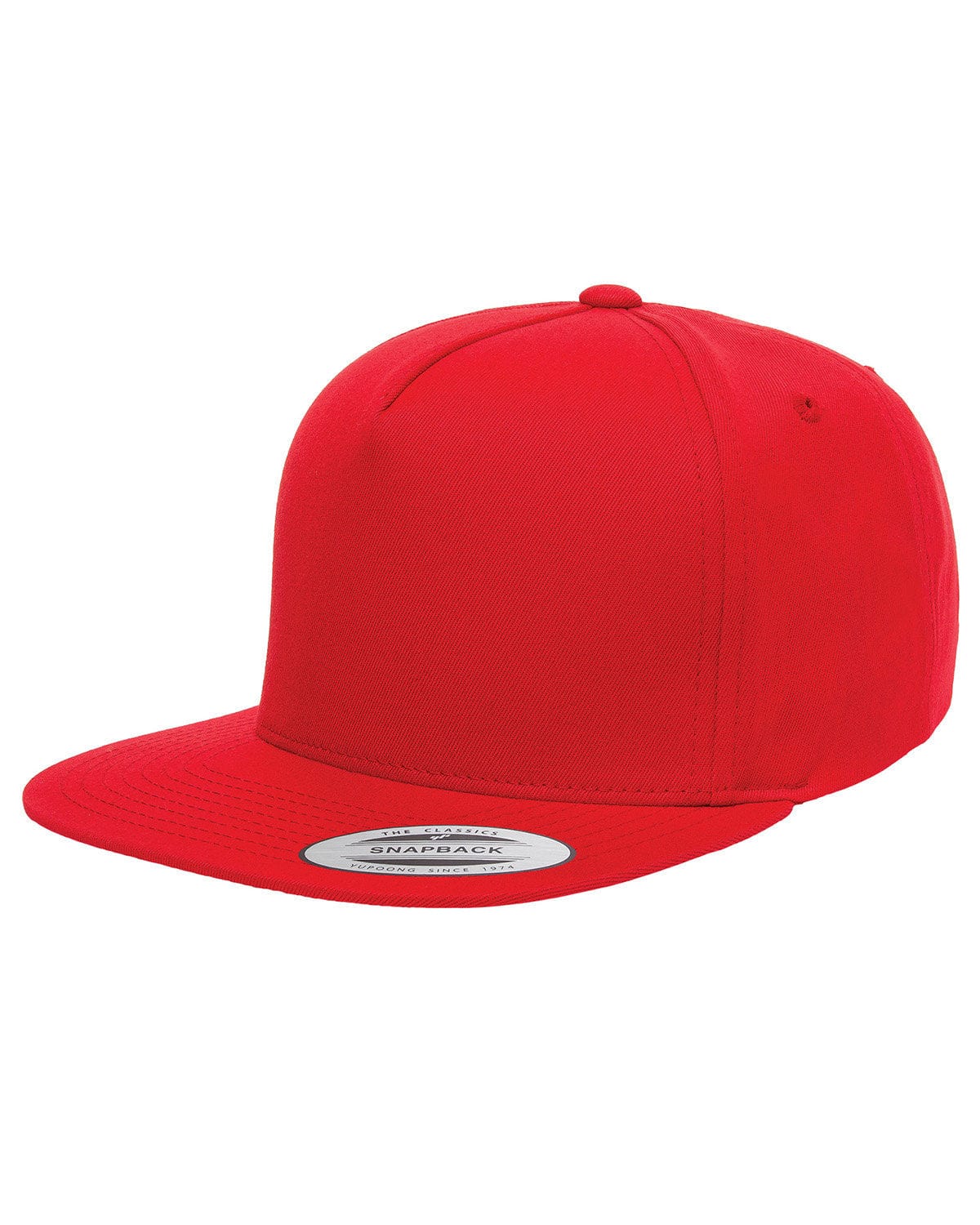 Yupoong Y6007 Adult 5-Panel Cotton Twill Snapback Cap in 