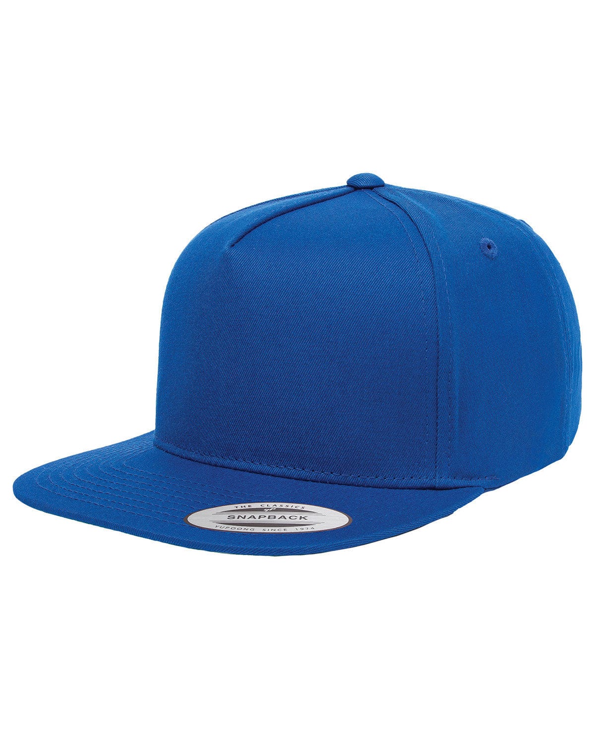 Yupoong Y6007 Adult 5-Panel Cotton Twill Snapback Cap in 